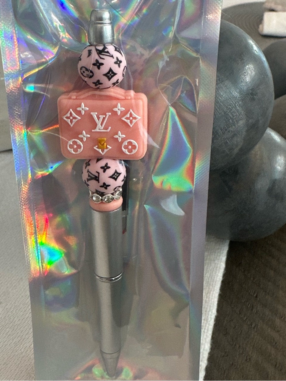 Pink pen with free ink refill! New!